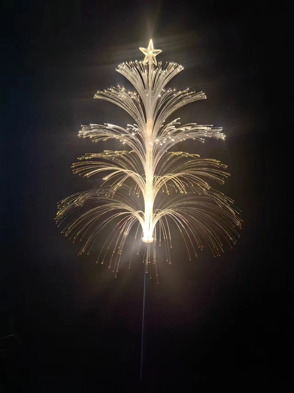Seven Colors Gradient Solar Christmas Tree Lights